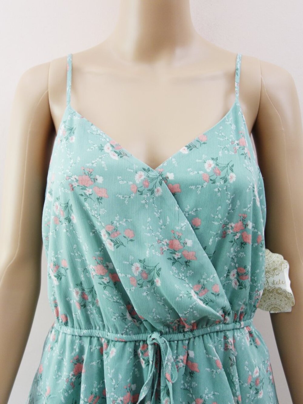 Altar’d State Floral Tiered Mini Dress Sage Floral (XL) NWT! - Picture 3 of 13